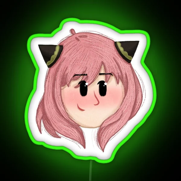 Anya The Thelepath RGB Neon Sign