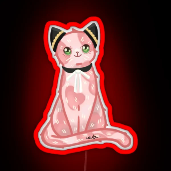 Anya X Cat RGB Neon Sign