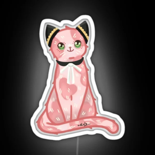 Anya X Cat RGB Neon Sign