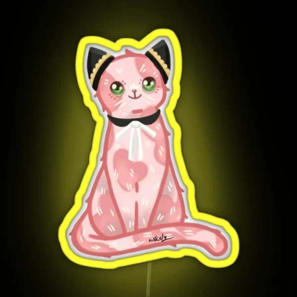 Anya X Cat RGB Neon Sign
