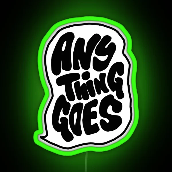 Anything Goes With Emma Chamberlain RGB Neon Sign