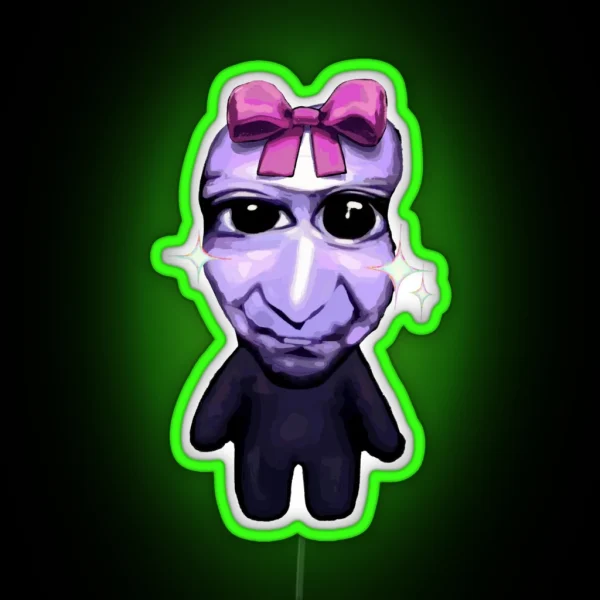 Ao Oni Kawaii RGB Neon Sign