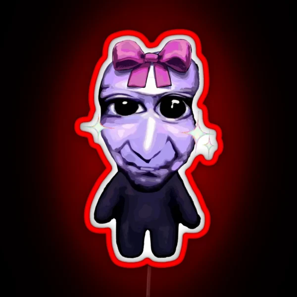 Ao Oni Kawaii RGB Neon Sign