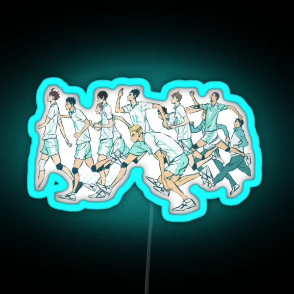Aoba Johsai RGB Neon Sign