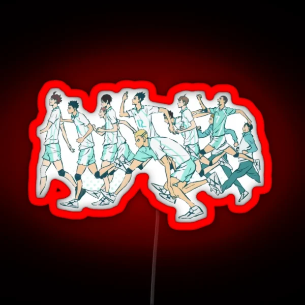 Aoba Johsai RGB Neon Sign
