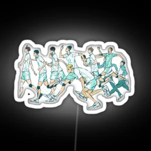 Aoba Johsai RGB Neon Sign