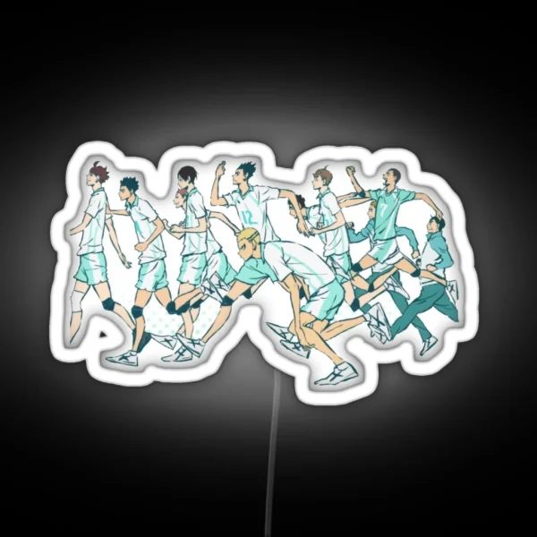 Aoba Johsai RGB Neon Sign