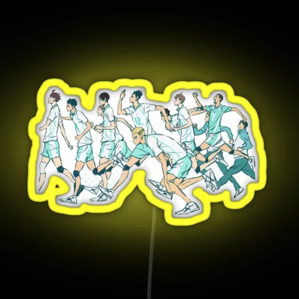 Aoba Johsai RGB Neon Sign
