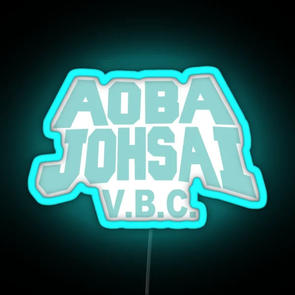 Aoba Johsai VBC RGB Neon Sign