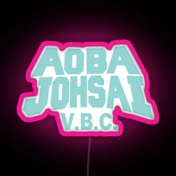 Aoba Johsai VBC RGB Neon Sign