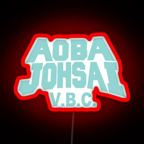 Aoba Johsai VBC RGB Neon Sign