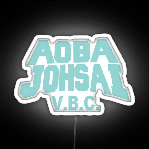 Aoba Johsai VBC RGB Neon Sign