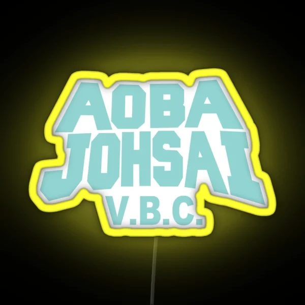 Aoba Johsai VBC RGB Neon Sign