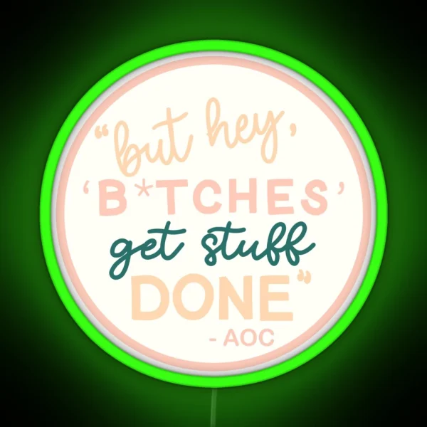 AOC Quote 2 0 RGB Neon Sign