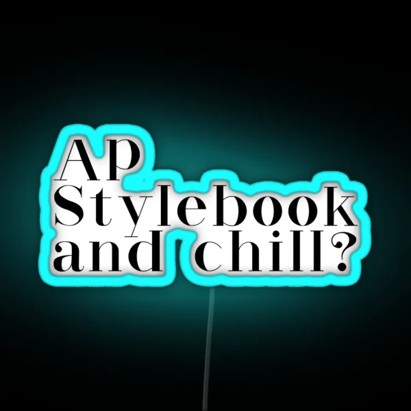 AP Style RGB Neon Sign
