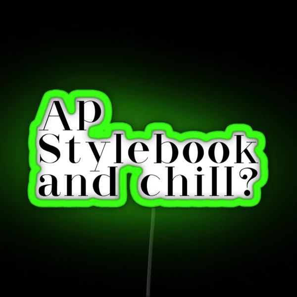 AP Style RGB Neon Sign
