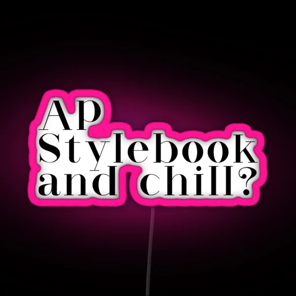 AP Style RGB Neon Sign