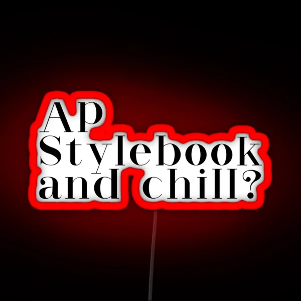 AP Style RGB Neon Sign