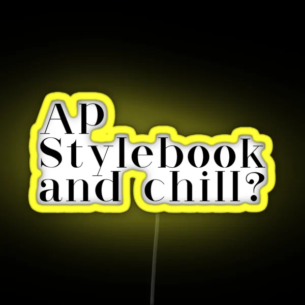 AP Style RGB Neon Sign