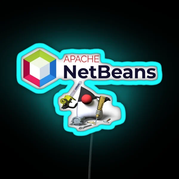 Apache Netbeans RGB Neon Sign
