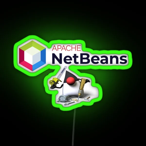 Apache Netbeans RGB Neon Sign
