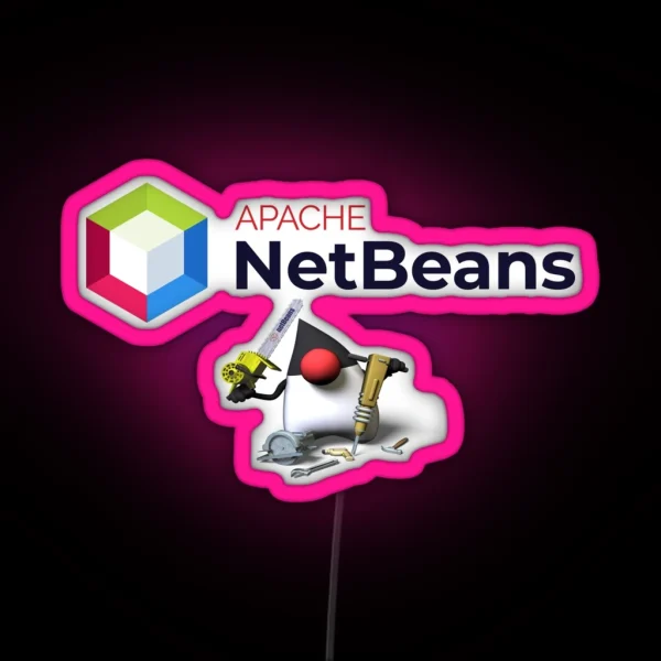Apache Netbeans RGB Neon Sign