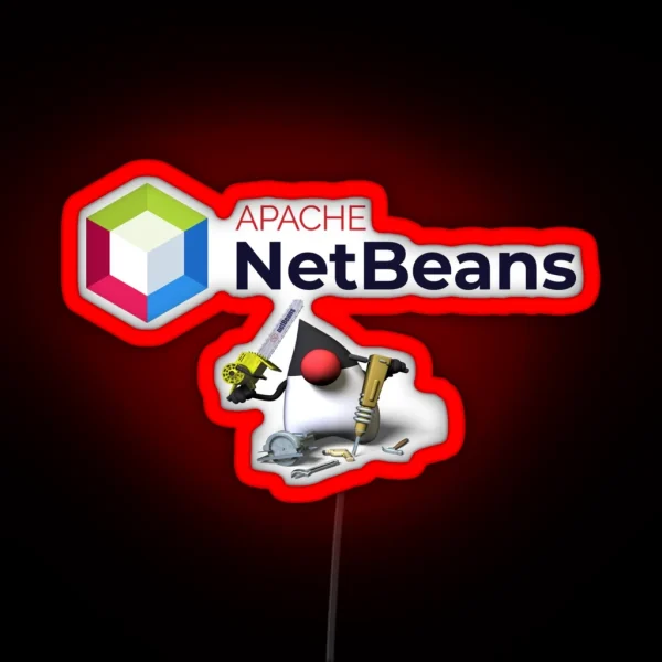 Apache Netbeans RGB Neon Sign
