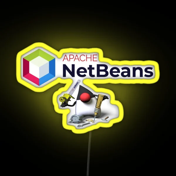 Apache Netbeans RGB Neon Sign
