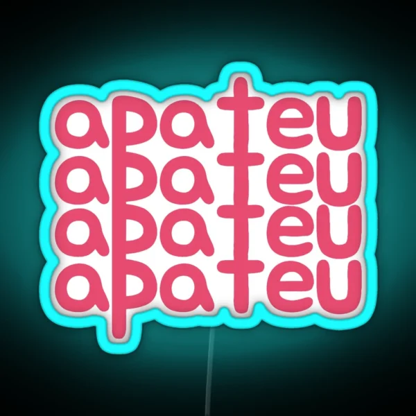 Apateu Bruno Mars And Rose Apt RGB Neon Sign