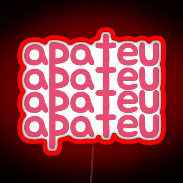 Apateu Bruno Mars And Rose Apt RGB Neon Sign