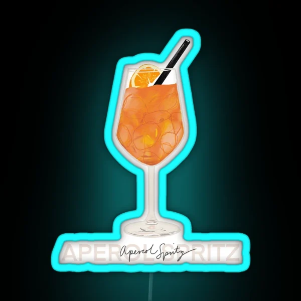Aperol Spritz Print RGB Neon Sign