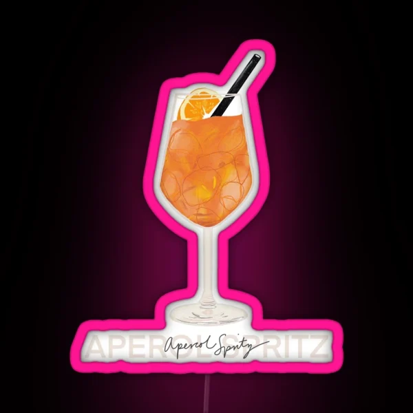 Aperol Spritz Print RGB Neon Sign