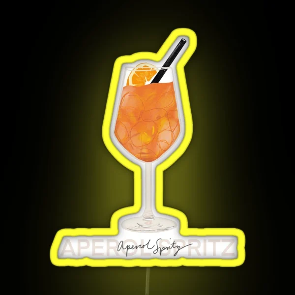 Aperol Spritz Print RGB Neon Sign