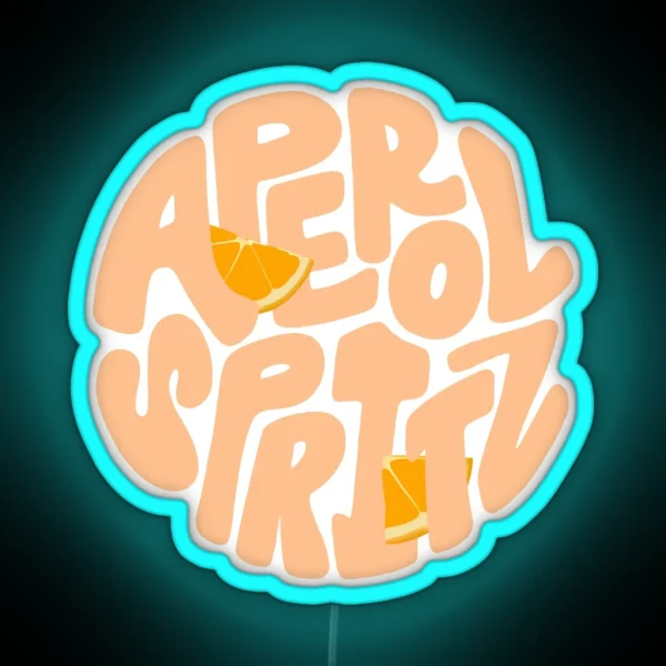 Aperol Spritz RGB Neon Sign
