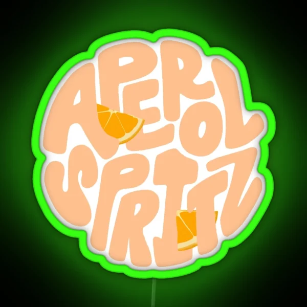 Aperol Spritz RGB Neon Sign