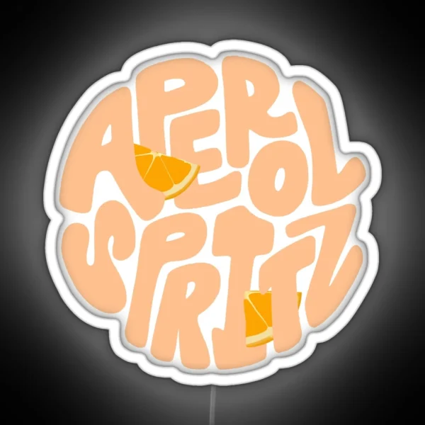 Aperol Spritz RGB Neon Sign