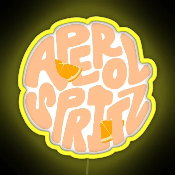Aperol Spritz RGB Neon Sign