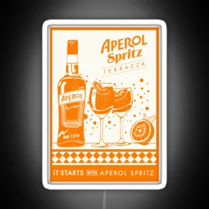 Aperol Spritz RGB Neon Sign