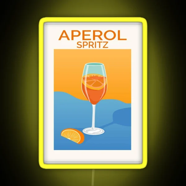 Aperol Spritz RGB Neon Sign