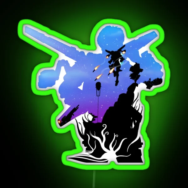 Apex Legends Valkyrie RGB Neon Sign