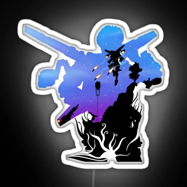 Apex Legends Valkyrie RGB Neon Sign