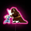 Appa And Momo Fighting RGB Neon Sign - Image 6