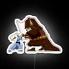 Appa And Momo Fighting RGB Neon Sign - Image 4