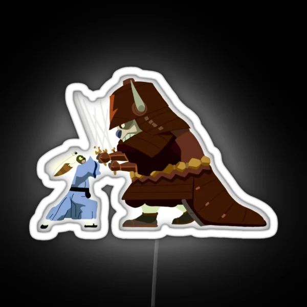 Appa And Momo Fighting RGB Neon Sign