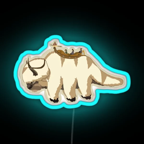 Appa And The Original Gaang RGB Neon Sign