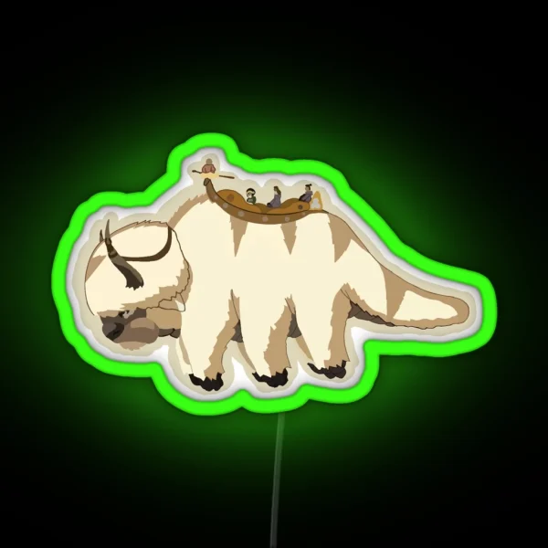 Appa And The Original Gaang RGB Neon Sign