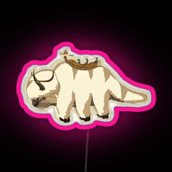 Appa And The Original Gaang RGB Neon Sign