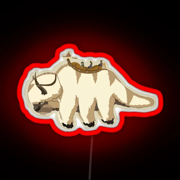 Appa And The Original Gaang RGB Neon Sign