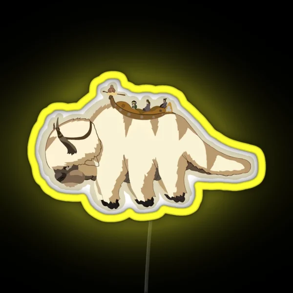 Appa And The Original Gaang RGB Neon Sign