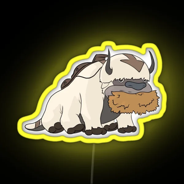 Appa Avatar The Last Airbender RGB Neon Sign